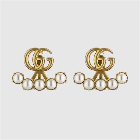 gucci style earrings|Gucci colourful earrings.